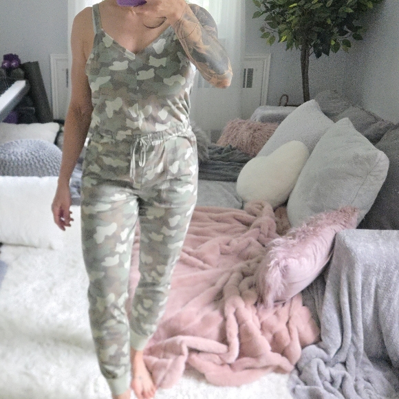 Alternative Pants - Alternative Light Moss Camo Jumpsuit Sz XS NWT